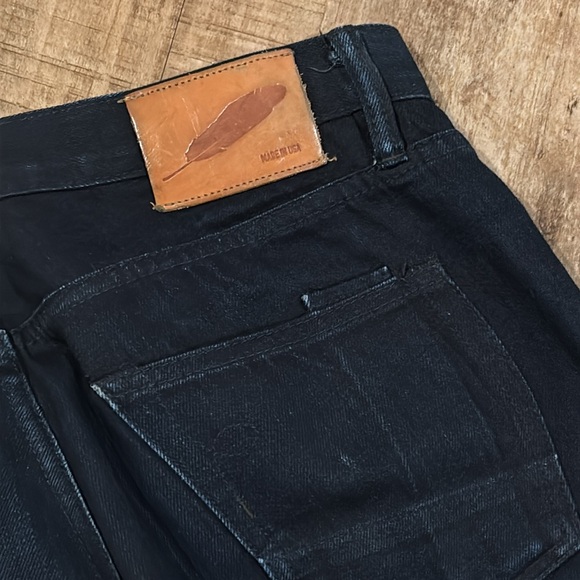 ROGUE TERRITORY RGT SK SKINNY LEG 15oz Indigo Wash Selvedge Denim Jeans - Picture 5 of 8